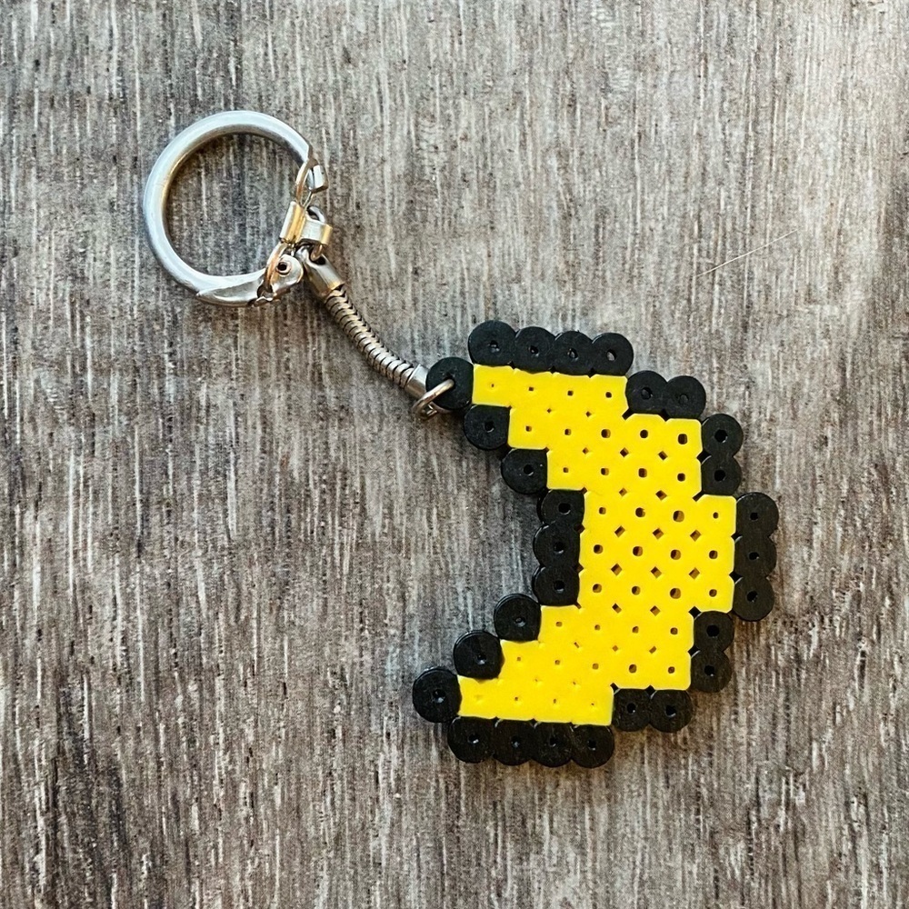 🌸Sailor Moon Crescent Anime keychain handmade perler beads